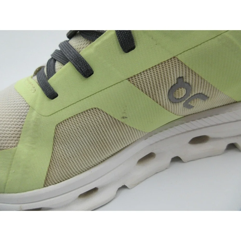 On Running Cloudrunner Shoes Womens Size 11 Green Cream Athletic Sneakers Gym